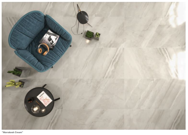 Kale Porcelain Tile Marrakesh Cream